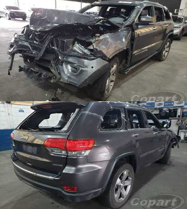 Sucata Jeep Grand Cherokee ano 2015